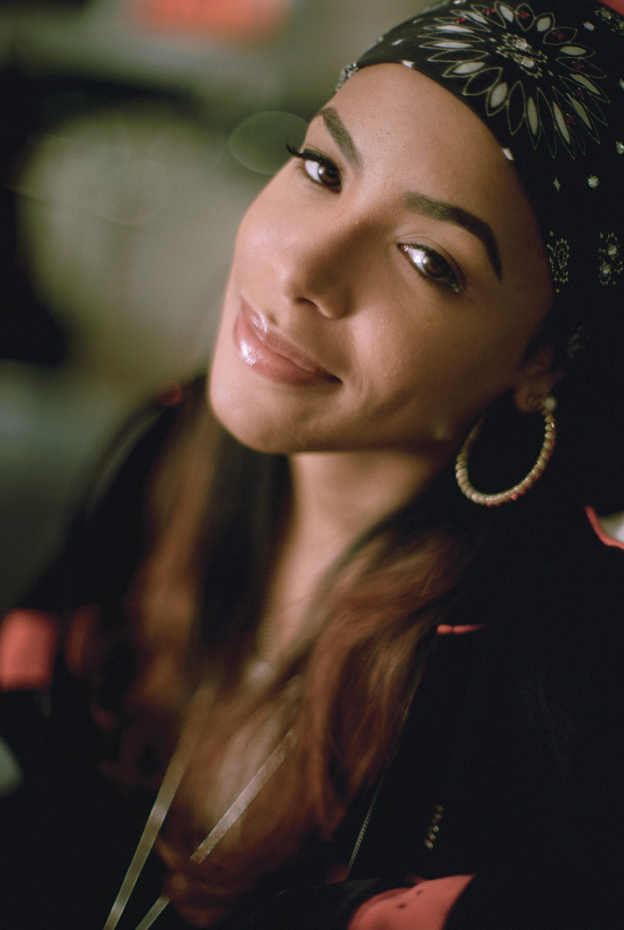 Singer Aaliyah, who died in a 2001 plane crash in the Bahamas