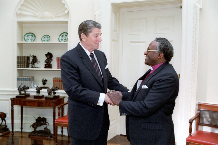 The new archbishop meets the US president in the Oval Office