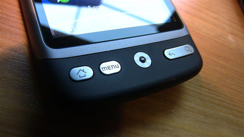 The first Android handset sits on a table