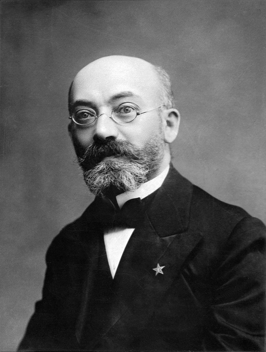 L. L. Zamenhof, the creator of Esperanto, who published the language's foundational Unua Libro