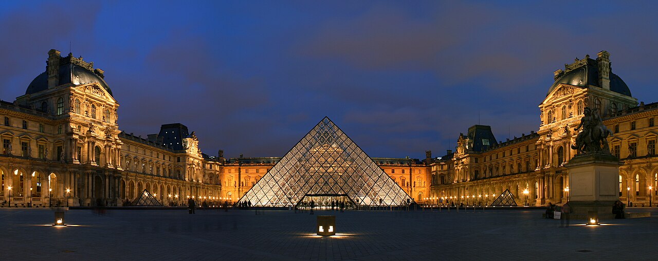 The Louvre, the historic Paris palace that opened as a public museum in 1793