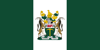 The flag of Rhodesia, the state that unilaterally declared independence from the United Kingdom