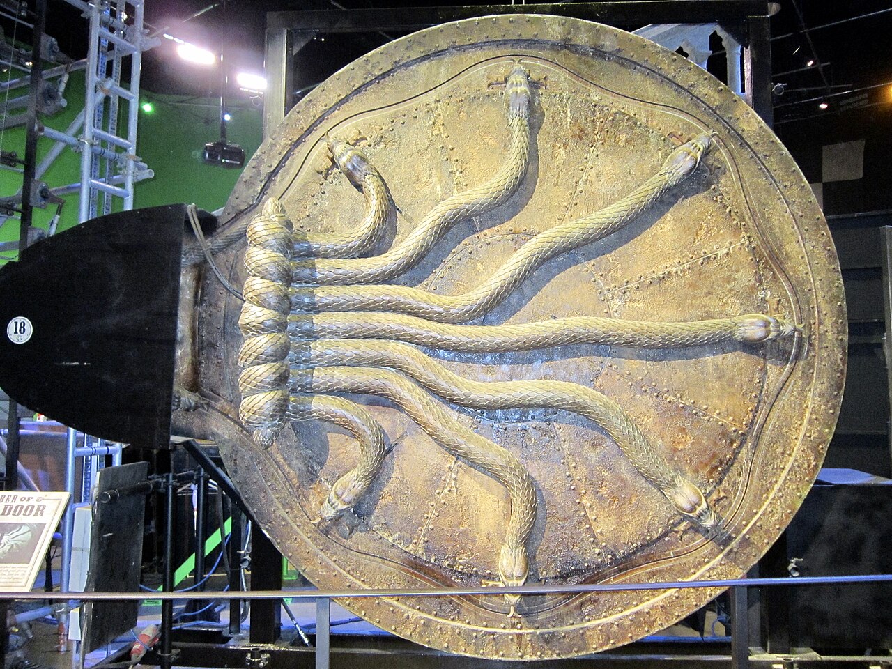 The Chamber of Secrets door, a key prop from the Harry Potter film series