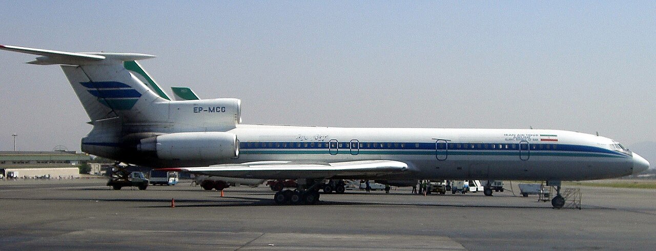 Caspian Airlines Flight 7908, which crashed in Iran, killing all 168 people aboard