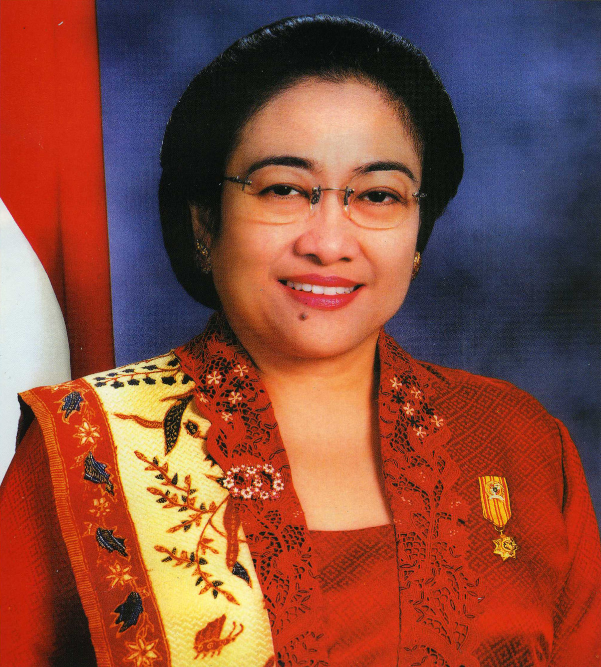 Megawati Sukarnoputri, who makes history as Indonesia's first female president