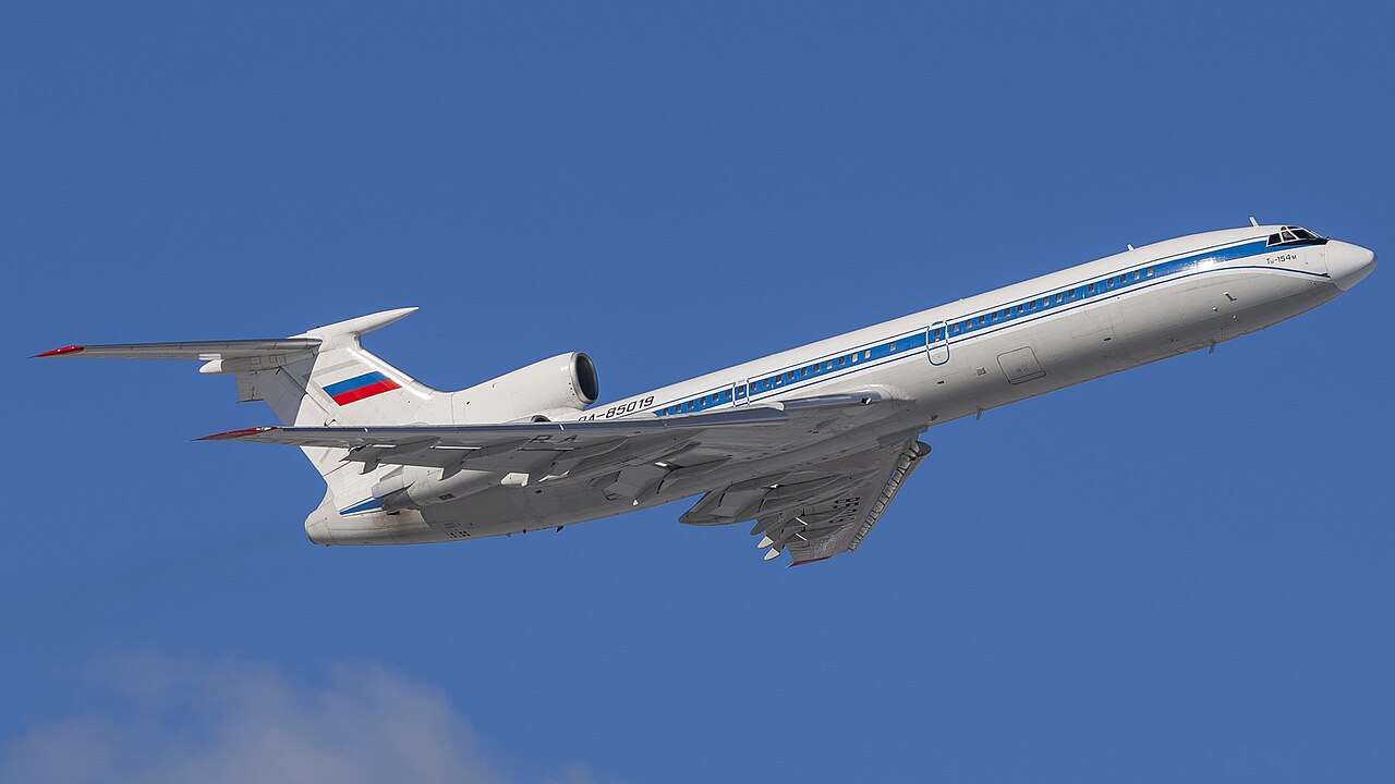The Russian Defence Ministry Tu-154 that crashed into the Black Sea killing 92 people