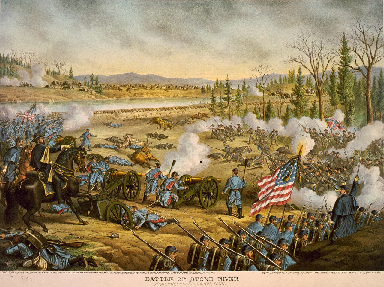 Stones River Battle Erupts in Tennessee