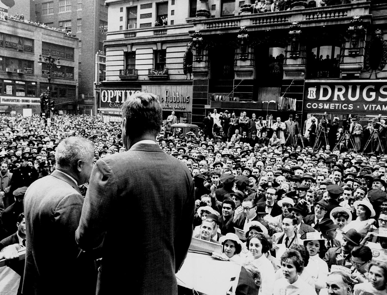 The Democratic nominee addresses a campaign rally