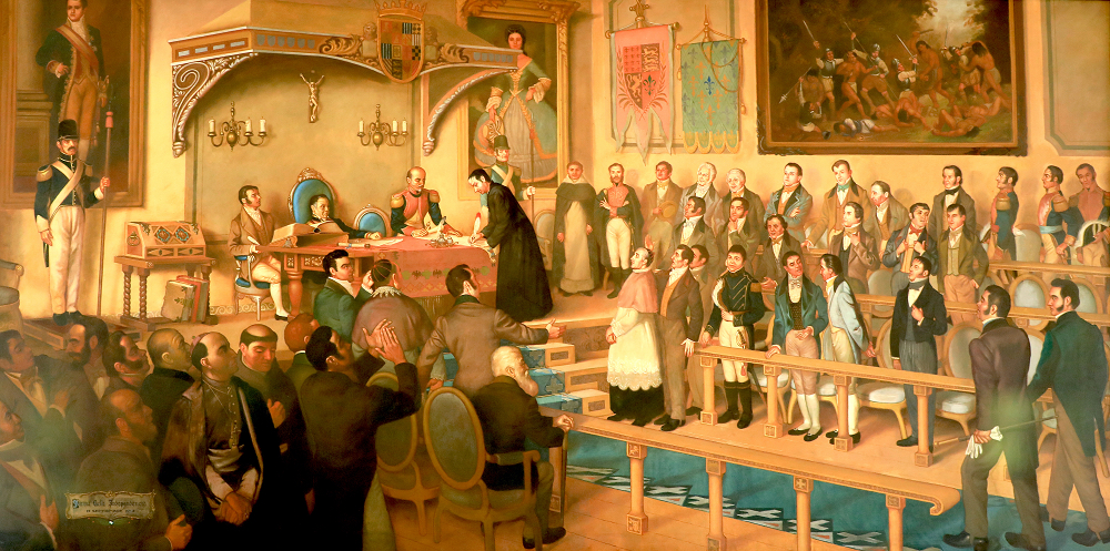 the assembly at which independence was proclaimed