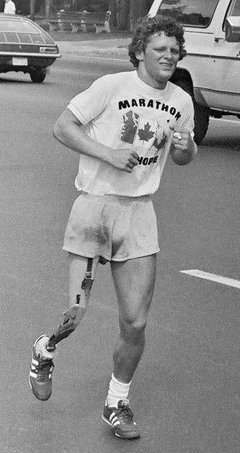 Terry Fox Begins Marathon of Hope