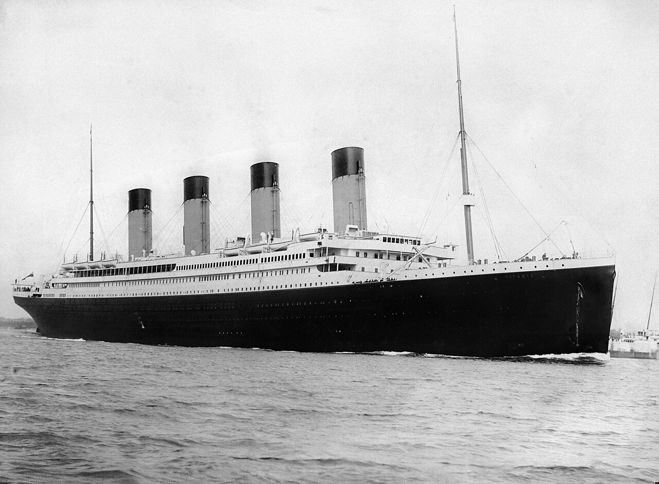 TITANIC SINKS; 1,500 LIVES LOST AT SEA