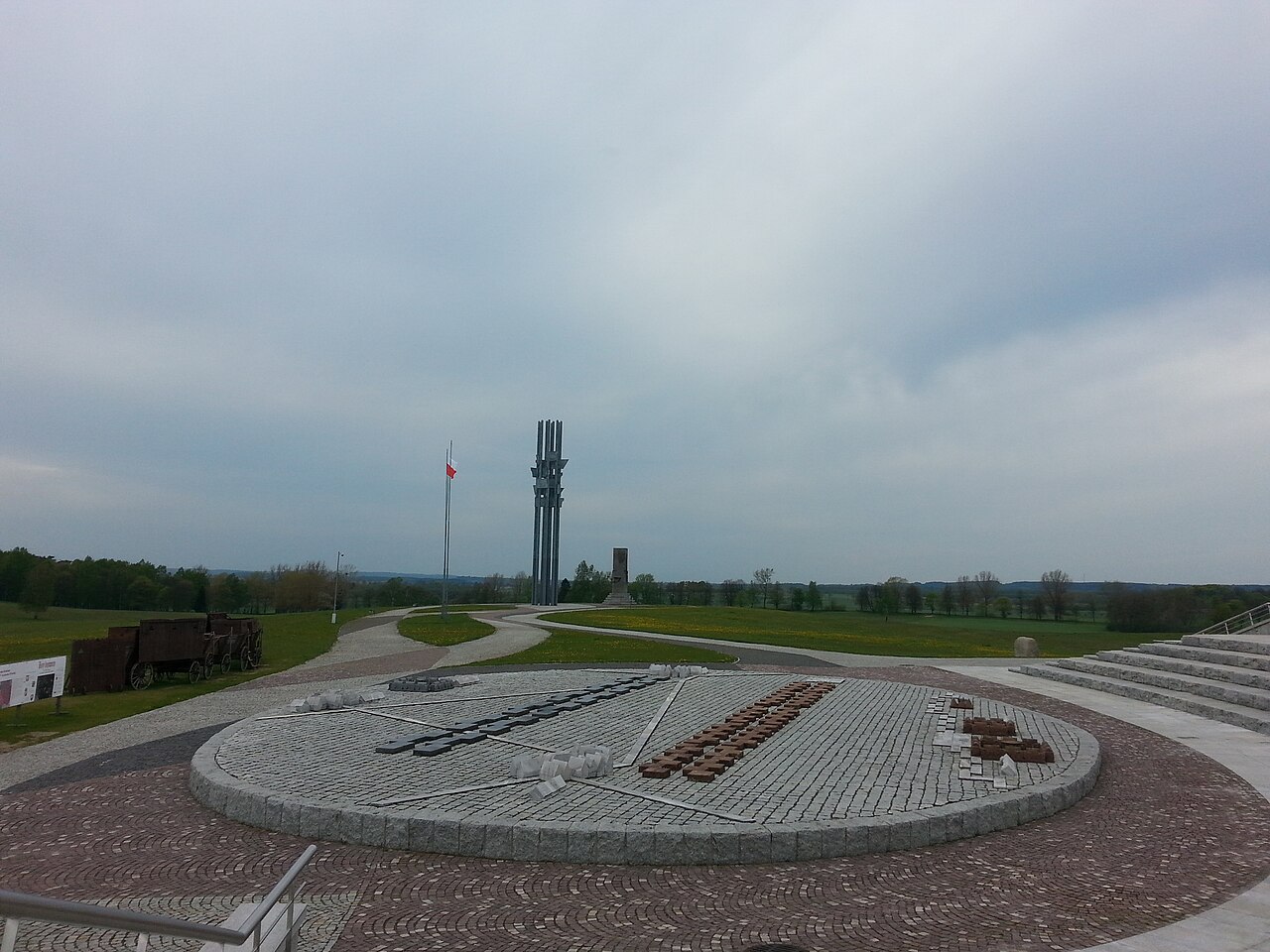 The Grunwald Monument marks the site of the decisive 1410 Polish-Lithuanian victory