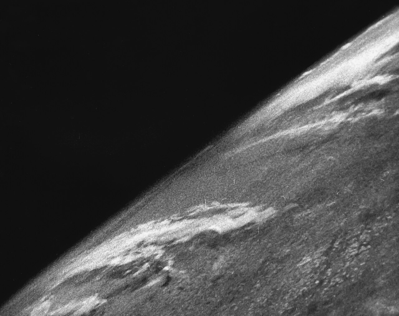 The first photograph of Earth taken from outer space