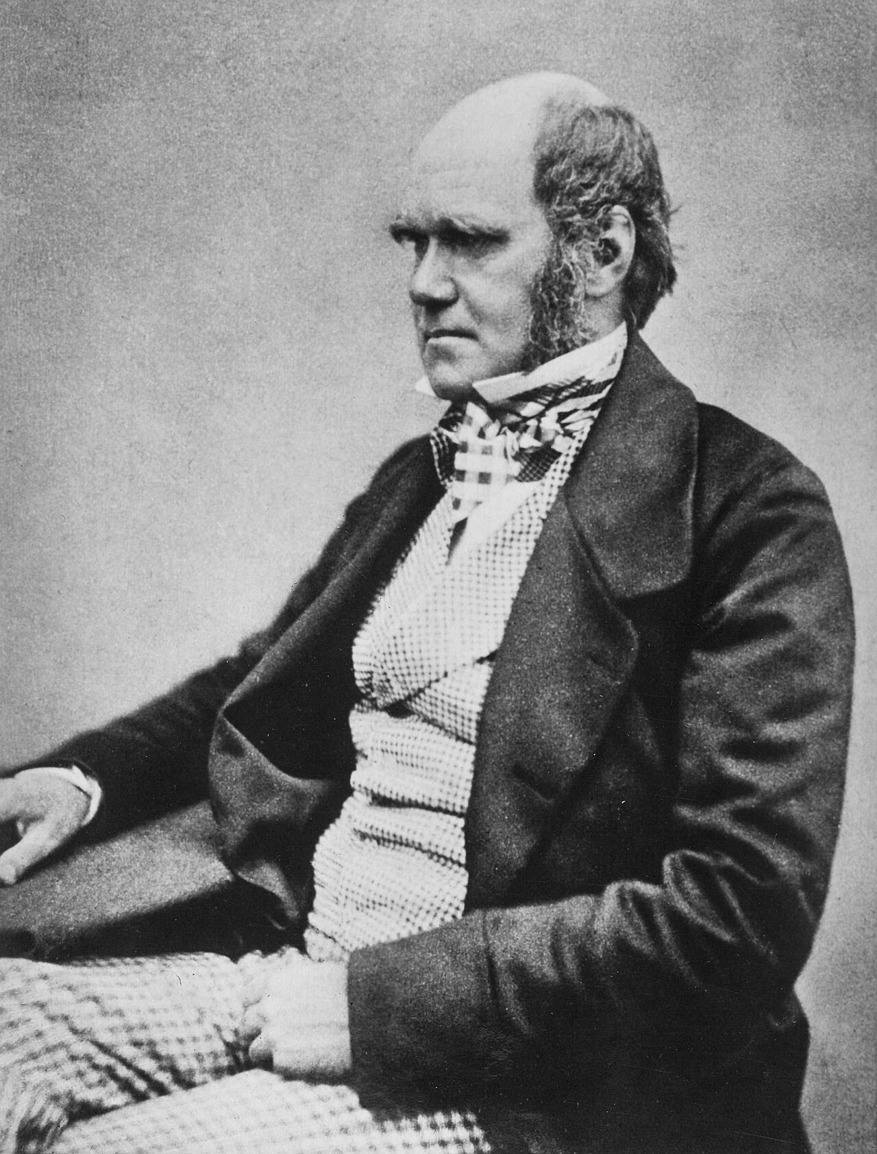 Charles Darwin, the naturalist, photographed in the year of publication