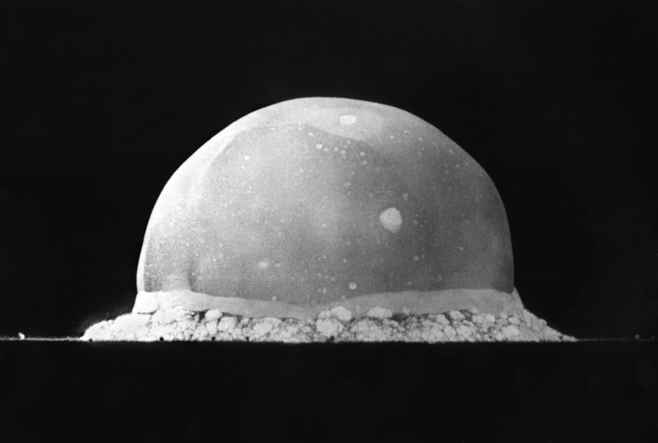 The Trinity test, the first detonation of a nuclear weapon in New Mexico