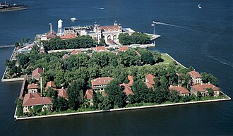 Ellis Island, the historic gateway that processed millions of immigrants to the United States