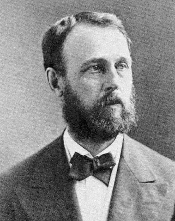Astronomer Asaph Hall, who discovered the Martian moon Phobos in 1877
