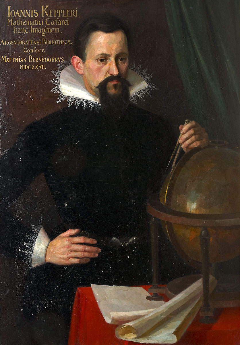 the astronomer at work with globe and compass