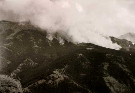 The Blackwater Fire, a lightning-sparked blaze that claimed the lives of 15 firefighters