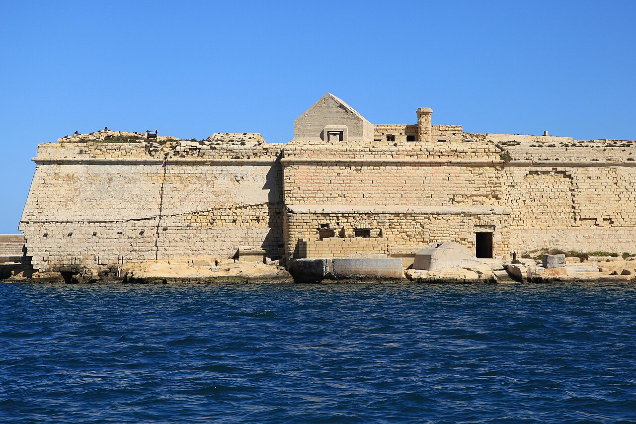 Fort Ricasoli, site of the 1807 Froberg mutiny and its explosive conclusion